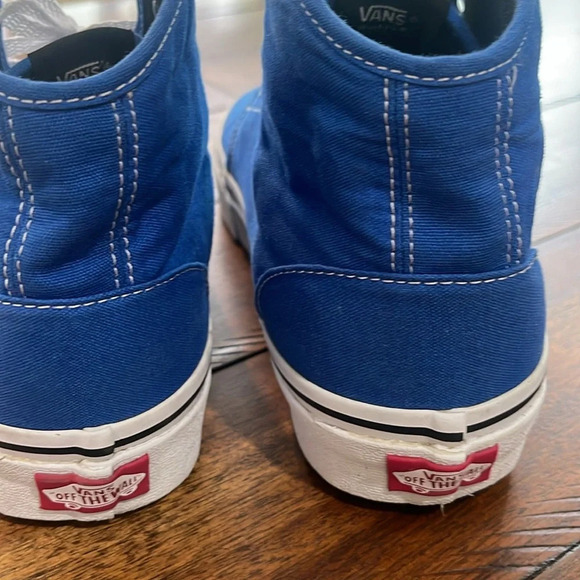 RARE Vans classic blue hi high top sz mens 9 womens 10.5 (RARE DEADSTOCK) unisex - Picture 10 of 16